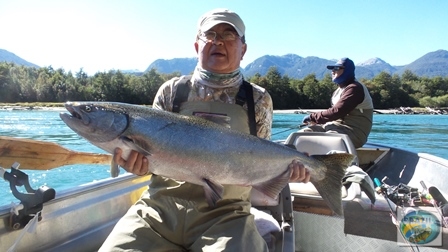 Fotos da pesca esportiva em Chaiten no Chile